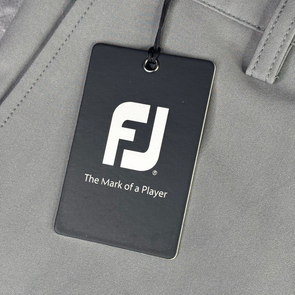 FootJoy Performance Golf Shorts Mens 38 Grey 24238 Stretch Moisture Wicking NEW - Picture 2 of 13